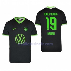 Maillot de Foot VfL Wolfsburg Kevin Mbabu 19 Domicile 2020-21
